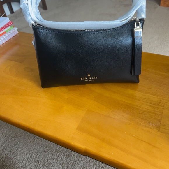 Brand new Kate Spade cross body black leather purse - Picture 2 of 4